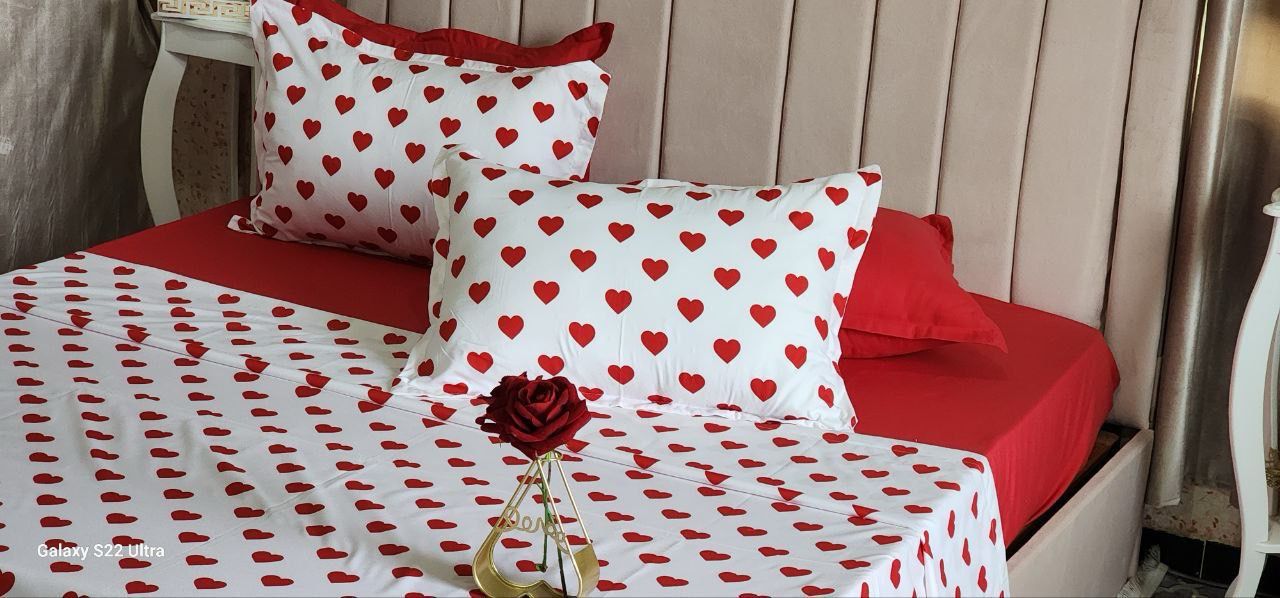 Parure de draps Coeur
