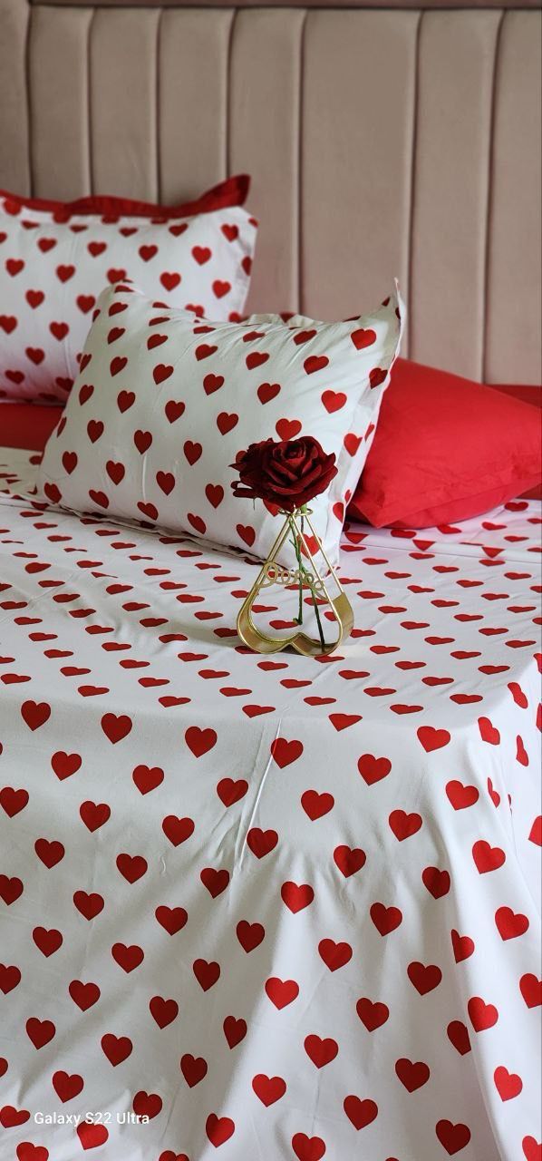 Parure de draps Coeur